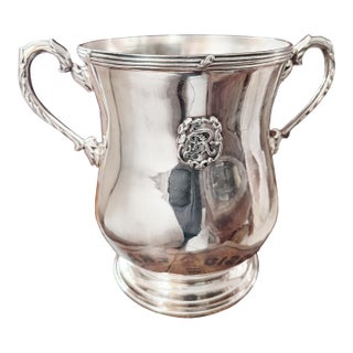 Vintage Silver Plated Champagne Bucket From the St Regis Hotel Nyc For Sale