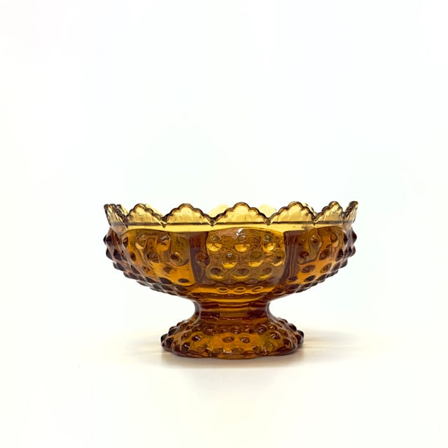 Amber Eclectic Amber Glass Vase Curation - Group of 5 For Sale - Image 8 of 9