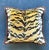 Textile Vintage Regency Scalamandre “Le Tigre” Velvet Throw Pillow With Caterpillar Fringe For Sale - Image 7 of 12