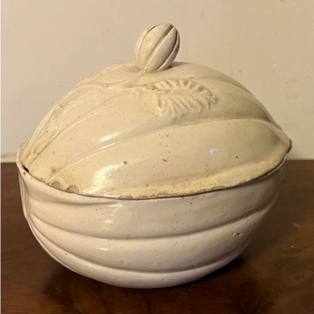 Antique 18th Century English Creamware Melon Form Tureen or Box For Sale In New York - Image 6 of 11