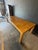 Vintage Postmodern Solid White Oak Parsons Dining Table For Sale - Image 10 of 12