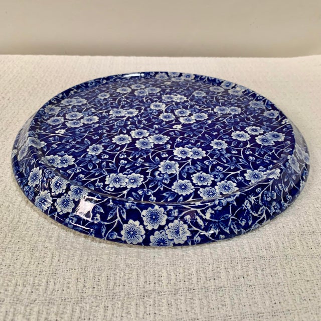 1960s 1960s Crownford Staffordshire Calico Domed Round Cheese Plate For Sale - Image 5 of 8