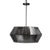 Metal NOIR Obsidian Chandelier, Large For Sale - Image 7 of 7