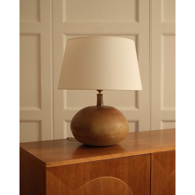 Ceramic Lamp by Pierre Digan for La Borne, 1950s For Sale - Image 6 of 6
