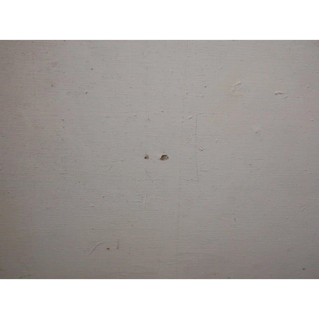 White 1970 Abstract Oil Painting by Alan Goldstein, Framed For Sale - Image 8 of 13