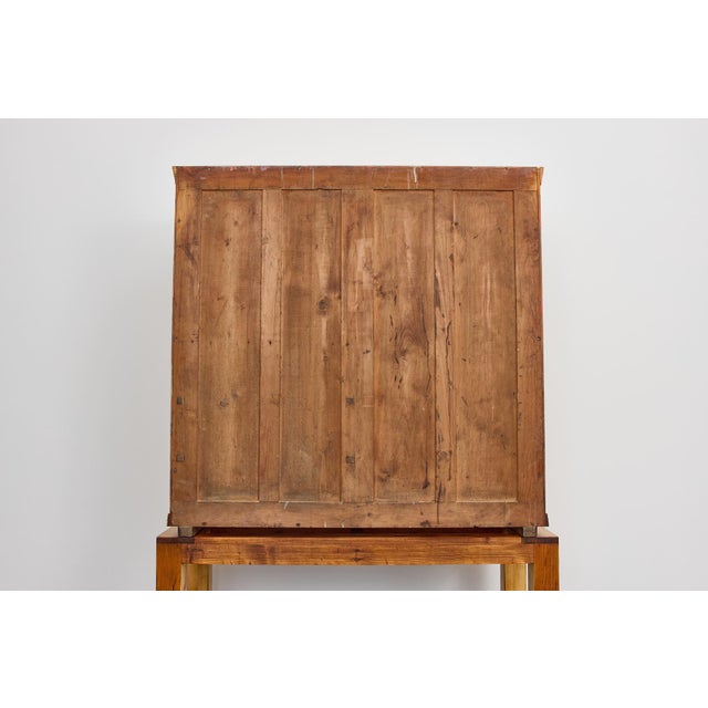 Art Deco Minimalist Scandinavian Larch Cabinet attributed to Rudolf Lorenz for Lorenz Möbel, Vienna, 1928 For Sale - Image 4 of 18