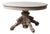 Carved Oak Oval Table, Lion Mask Pedestal, France, 19th Century For Sale