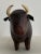 Vintage Leather Bull Figurine by Scully and Scully For Sale - Image 4 of 13