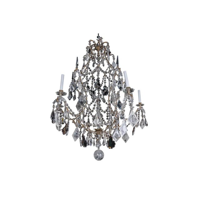 Elevate your space to unparalleled heights of sophistication with this Large and Exceptional Pair of French Rock Crystal,...