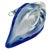 1970s 1970s Hand Blown Blue & Transparent Art Glass Swan Ring Tray For Sale - Image 5 of 7