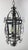 French Ceiling Lamp in Wrought Iron and Glass, 1960s For Sale - Image 4 of 15