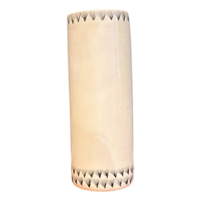 Painted Flower Vase , Mud & Ink, Taller Maya, 2024 For Sale