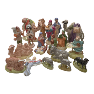 Vintage Christmas Nativity Set