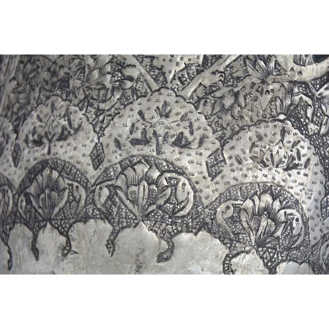 Metal Copper Vase with Engraving, 1940s For Sale - Image 7 of 13