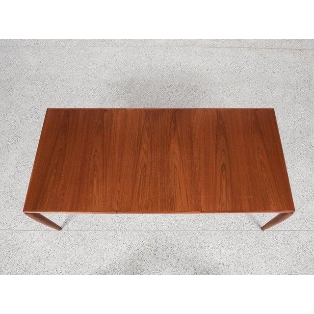 Mid-Century Danish Dining Table in Teak attributed to H.W. Klein for Bramin For Sale - Image 6 of 12