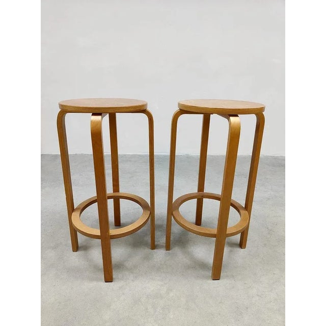 Artek Bar Stool by Alvar Aalto for Artek, 1980s For Sale - Image 4 of 6