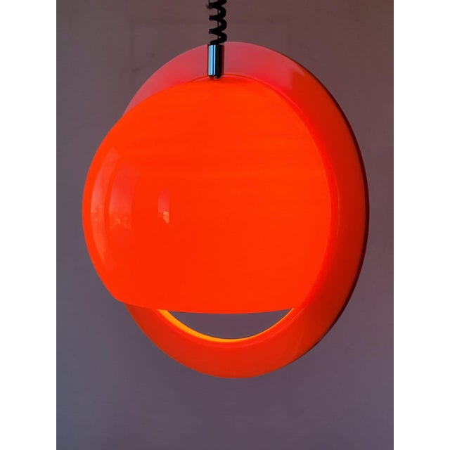 Plastic Pendant Lamp from Guzzini, 1970s For Sale - Image 7 of 14