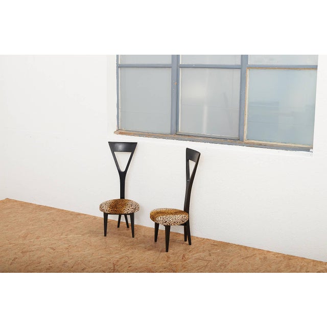 Fireplace Chairs in Wood by Felix Stöckli, 1950, Set of 2 For Sale - Image 9 of 11