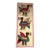 Vintage Large Panamanian Kuna Indian Wool Mola Bird Textile Folk Art Framed For Sale