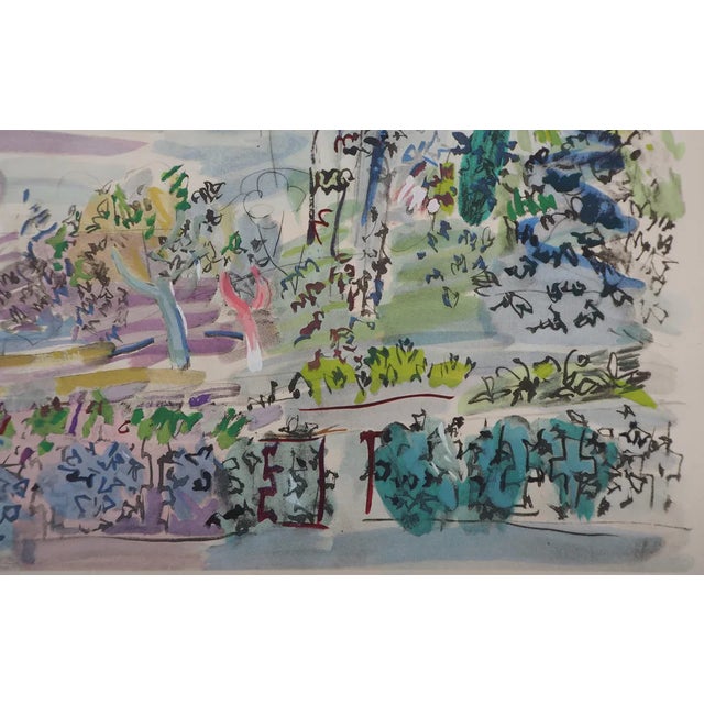 Raoul Dufy, Sun in the Forest, 1953, Original Lithograph For Sale - Image 5 of 7