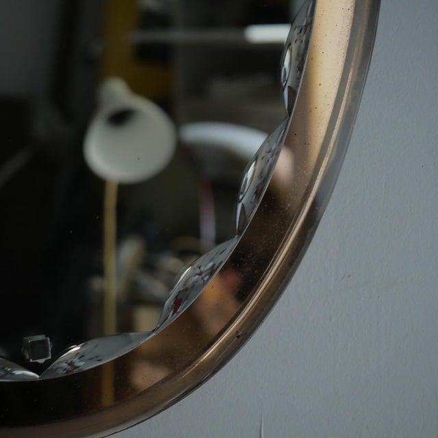 Italian Mirror from Veca, 1970s For Sale - Image 4 of 9