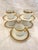 Early 20th Century Vintage C.Ahrenfeldt Limoges 24kt Gold Rim Set of 5 Demitasse Cup/Saucer Set - 10 pcs For Sale - Image 5 of 7