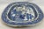 Antique Blue Willow Serving Platter Made in England - Circa 19th Century For Sale - Image 9 of 13