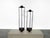 Pair of vintage Kandido table lamps designed by F.A. Porsche for Luci Italia in the 1980s. Both are marked Luci and Made...