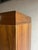 Introduction beautiful art deco three-door wardrobe featuring a central bevelled mirror and original chrome handles. A...