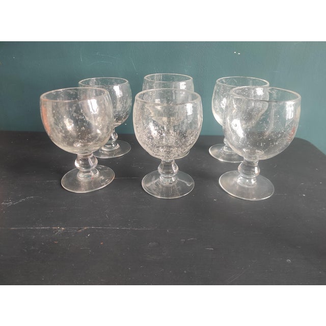 Large Water Cups from Biot, France, 1960s, Set of 6 For Sale - Image 8 of 8