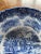 Royal Blue 1950s Grindley English Country Inns Serving Bowl Staffordshire England For Sale - Image 8 of 9