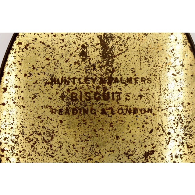 Brown Artist's Pallette Huntley & Palmer's Biscuit Tin For Sale - Image 8 of 9