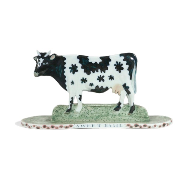Mara Superior (b. 1951) ‘Sweet Basil’: A Porcelain Model of a Cow Williamsburg, Massachusetts, USA, Dated 1992 A fine and...