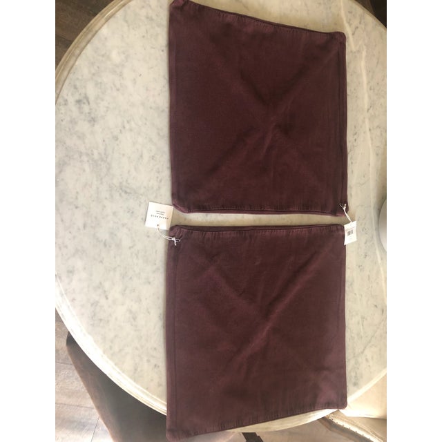 Textile Parachute Home Pieced Canvas Accent Pillow Covers- Set of 2 For Sale - Image 7 of 8