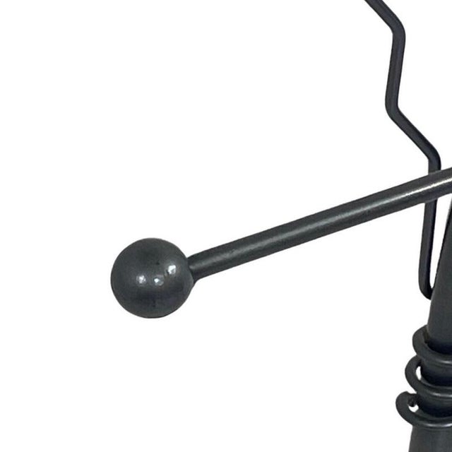 Postmodern Gray Valet Stand For Sale - Image 4 of 7