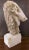 Vintage Marble Sculpture on Limestone Base, 1970s For Sale - Image 6 of 10