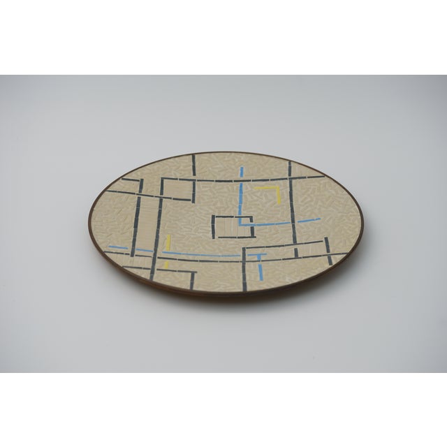 Mid-Century Mosaic Bowl by R. Zimmermann for Ritter, 1950s For Sale - Image 4 of 9