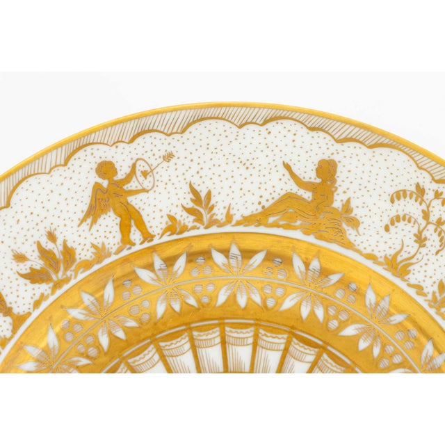 1950s Le Tallec X Tiffany & Co. Porcelain Plates, 4 For Sale - Image 5 of 8