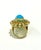 Bochic “Capri” Vintage Blue Opal, AquaMarine & White Topaz Ring - 18K Gold & Sil For Sale In New York - Image 6 of 8