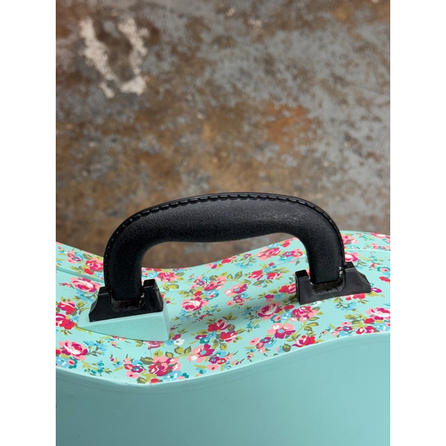 Pottery Barn Guitar Shaped Jewelry Storage Case + Mirror For Sale - Image 9 of 12