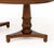 Wood Regency Style Twin Pedestal Extending Dining Table For Sale - Image 7 of 11