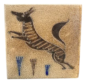Glazed Ceramic Tile by Wim Mühlendyck, 1960s