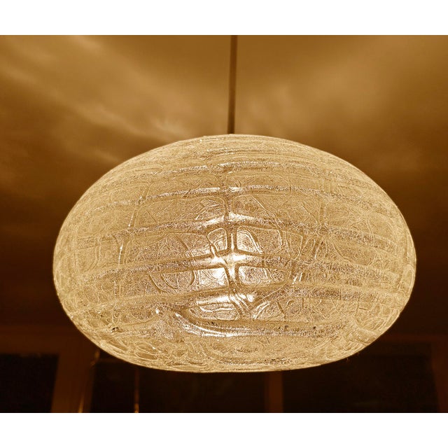 Vintage Murano Glass Pendant Light by Doria, 1970s For Sale - Image 13 of 17