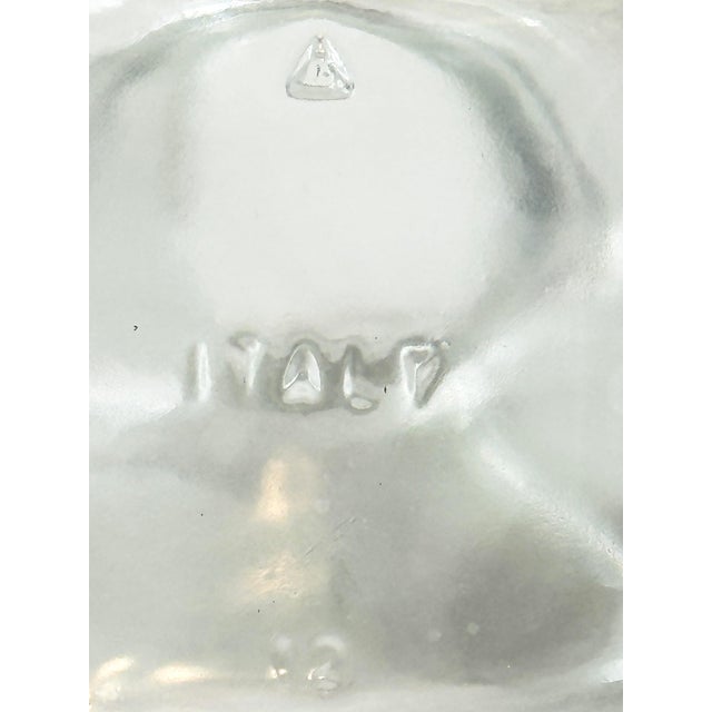 Glass Vintage Italian Etched Glass Sailboat Decanter For Sale - Image 7 of 8