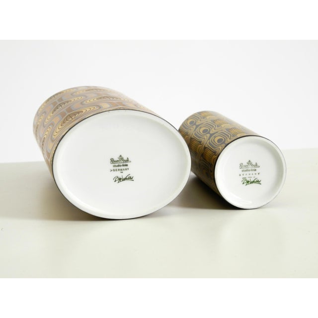 Porcelain Vases by Björn Wiinblad for Rosenthal Studio-Linie, 1970s, Set of 2 For Sale - Image 14 of 17