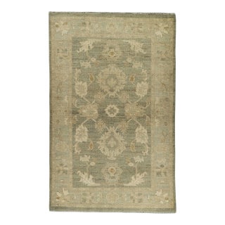 Oushak Rug 3'1" x 4'11" #21378 For Sale