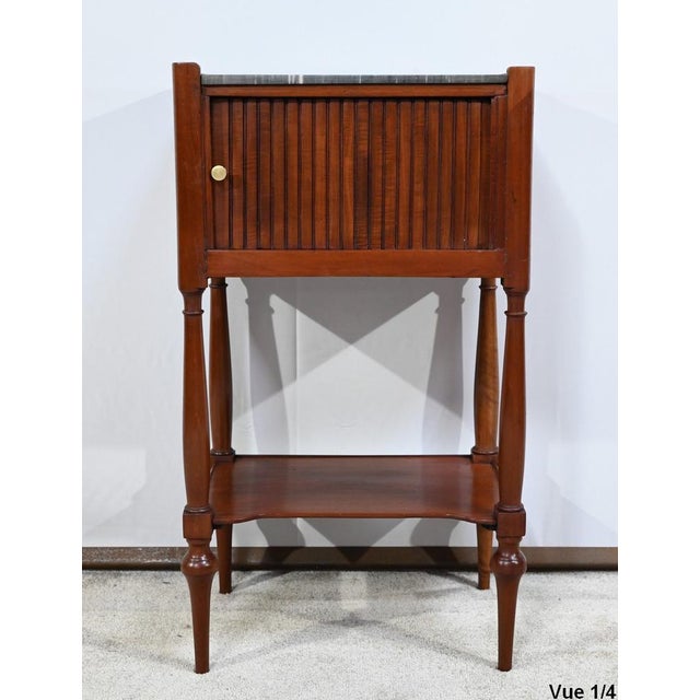 Brown Small Louis XVI Mahogany Cabinet, Late 18th Century For Sale - Image 8 of 18