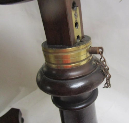 19th C Regency English Mahogany Adjustable Reading Writing Table Writing Desks