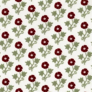 Lauren Servati Textiles, Amelia Fabric in Plum For Sale