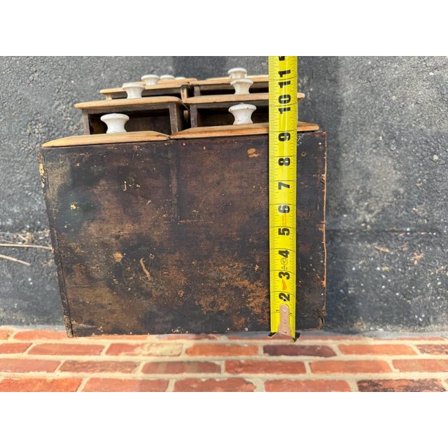 Antique Pine Apothecary Cabinet or Spice Chest of Drawer For Sale In Washington DC - Image 6 of 16